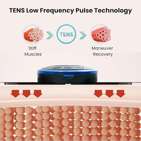 Full Body Mini Butterfly TENS Massager With 8 Modes, 19 Levels Electric Rechargeable Portable EMS Patch For Shoulder, Neck, Arms, Legs, Men/Women